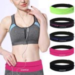 GEARWEAR Waistband Running Belt for Phone Holder Runner Accessories Pocket Pouch for Wallking Fitness Jogging Workout Gym Sports Travel Exercise Golf