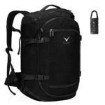 Hynes Eagle 45L Travel Backpack Flight Approved Carry on Backpack Weekender Cabin Hand Luggage Black