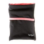 Sprigs Banjees 2 Pocket Wrist Wallet (Black/Coral, One Size Fits Most)