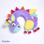Travel Pillow for Kids – Travel Accessory for Kids Relaxing Comfort with Neck Support. Soft, Cuddly Comfort for Flights and Car Rides. Essential Travel Pillow for Kids. (Unicorn)