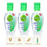 50ML Hand Sanitizers Bulk Travel Size,Non-Rinse Disposable Hand Sanitizer Gel,Effective 99.99% Moisturizing Refreshing Hand Soap (3)