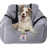 BLOBLO Dog Car Seat Pet Booster Seat Pet Travel Safety Car Seat Dog Bed for Car with Storage Pocket