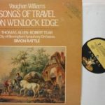 Vaughan Williams: Songs of Travel (ALLEN, b); On Wenlock Edge (TEAR, t). RATTLE, City of Birmingham SO. DMM pressing.LP