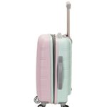 Rockland Melbourne Hardside Expandable Spinner Wheel Luggage, Mint, 3-Piece Set (20/24/28)