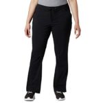 Columbia Women’s Standard Anytime Outdoor Boot Cut Casual Pant, Black, 14 Regular