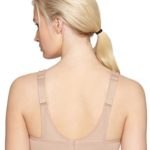 Glamorise womens Full Figure No Bounce Plus Size Camisole Wirefree Back Close Sports Bra #1066, Cafe, 48C