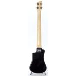 Hofner HCT-SHB-BK-O Shorty Electric Travel Bass Guitar with Gig Bag, Black