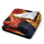 Spider Man Comfy Beach Blanket Flannel Soft Oversized Large Adults Throw for Outdoor Living Room Bed Travel Yoga Camping Holiday