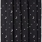 AmazonBasics Portable Baby Travel Window Blackout Blind Shades with Suction Cups – Moon & Stars, 1-Pack