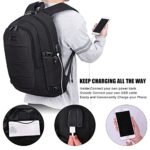 Travel Laptop Backpack Water Resistant Anti-Theft Bag with USB Charging Port and Lock 14/15.6 Inch Computer Business Backpacks for Women Men College School Student Gift,Bookbag Casual Hiking Daypack