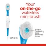 Colgate Max Fresh Wisp Disposable Mini Toothbrush, Peppermint – 24 Count