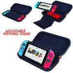 Officially Licensed Nintendo Switch Carrying Case – Protective Deluxe Travel Case – Black Ballistic Nylon Exterior