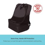 J.L. Childress Ultimate Backpack Padded Car Seat Travel Bag, Black