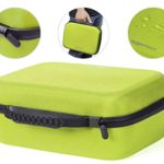 AmazonBasics Hard Shell Travel and Storage Case for Nintendo Switch – 12 x 4.8 x 9 Inches, Neon Yellow