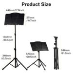 Donner Sheet Music Stand DMS-1 Folding Travel Metal Music Stand With Carrying Bag