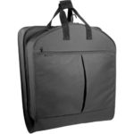 WallyBags Luggage 52″ Extra Capacity Garment Bag with Pockets, Black