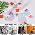 Travel Bottles sincewo Travel Containers TSA Approved Travel Size Toiletries Containers 3oz Leak Leakproof Silicone Travel Bottles for Shampoo Conditioner Lotion Face Body Wash (6 Pack)