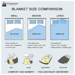 ARTIEMASTER Hi Sea Otter Blanket Soft and Lightweight Flannel Throw Suitable for Use in Bed, Living Room and Travel 60″x50″ for Teens