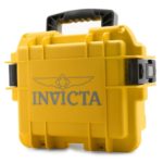 Invicta IG0097-SM1S-Y 3 Slot Yellow Plastic Watch Box Case