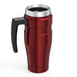 Thermos Stainless King 16 Ounce Travel Mug with Handle, Cranberry