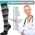 Copper Compression Socks Women & Men – Best for Running,Sports,Hiking,Flight Travel,Circulation