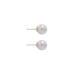 Anne Klein Fair Lady 12mm Pearl Stud Earrings