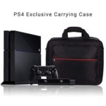 PS4 Carrying Case Portable Waterproof PS4 Travel Bag Compatible with Playstation 4 Slim and PS4 Pro – Fits All PS4 and PS3 Models