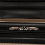 Rockland London Hardside Spinner Wheel Luggage, Champagne, 3-Piece Set (20/24/28)