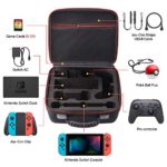 Retear Travel Carry Case for Nintendo Switch Game Portable Hard Shell Protective Storage Accessories Bag