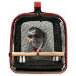 Colorday Lightweight Bird Carrier, Bird Travel Cage (Large 19 x 12 x 13, Black)