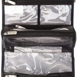 Travelon Jewelry and Cosmetic Clutch Black Quilted, One Size