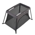 Lightweight Foldable Travel Crib, Portable Play Yard with Carry Bag for Infant Toddler Newborn(Grey)
