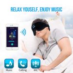 Sleep Headphones,3D Sleep Mask Bluetooth 5.0 Wireless Music Eye Mask, LC-dolida Sleeping Headphones for Side Sleepers, with Ultra-Thin HD Stereo Speakers Perfect for Sleeping, Air Travel, Meditation