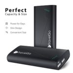 TravelGo Power Bank 10400mah, Certified Portable Travel Charger, Dual 2 USB Battery Pack, Carry Pouch Included, (Max 5V/2.1A Output, Li-Polymer) for iPhone 11 / XR / 8/7 / 6 / SE, Plus, iPad, Galaxy