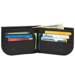 Travelon Safe ID Leather Front Pocket Wallet, Black, One Size