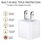 iPhone Charger, Lightning to USB Cable Fast Charging Data Sync Transfer Cable 2Pack [Apple MFi Certified] with USB Wall Charger Travel Plug Compatible with iPhone 12/11/11 Pro/Xs/XR/X/8/8Plus More