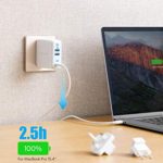 USB C Charger, Anker 65W PIQ 3.0&GaN Type-C Charger with a 45W PD Port, PowerPort III 3-Port 65W Charger with US/UK/EU Plugs for Travel, for MacBook, USB-C Laptops, iPad Pro, iPhone, Galaxy and More