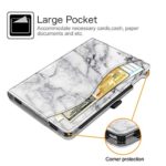 Fintie Case for New iPad 8th Gen (2020) / 7th Generation (2019) 10.2 Inch – [Corner Protection] Multi-Angle Viewing Folio Stand Cover with Pocket, Pencil Holder, Auto Wake/Sleep, Marble White