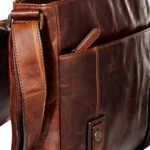 FRYE Men’s Logan Messenger Bag, Dark Brown, One Size