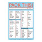 Knock Knock Pack This Pad (Pastel Version) – Packing List Pad & Travel Accessories, 6 x 9-inches