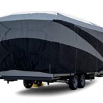 Camco ULTRAGuard Supreme RV Cover-Extremely Durable Design Fits Travel Trailers 22′ -24′, Weatherproof with UV Protection and Dupont Tyvek Top (56128)