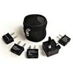 Ceptics International Worldwide Travel Plug Adapter 5 Piece Set, Great for Cell Phones, Battery Chargers, Laptops to Work in Most Countries