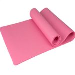 FCSFSF Home 10mm Thick Pure Color Anti-Skid Yoga Mat 183x61x1cm (Color : A)