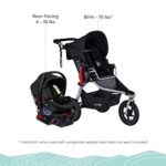 BOB Gear Rambler Travel System with B-Safe Gen2 Infant Car Seat, Black