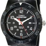 Timex Men’s T49831 Expedition Rugged Analog Black Resin Strap Watch
