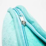 BlueHills Premium Soft Travel Blanket Pillow Airplane Blanket Packed in Soft Bag Pillowcase with Hand Luggage Belt and Backpack Clip, Compact Pack Large Blanket for Any Travel (Teal Green T006)