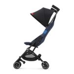 gb Pockit+ All-Terrain, Ultra Compact Lightweight Travel Stroller with Canopy and Reclining Seat in Night Blue