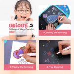 Gamenote Erasable Doodle Book – Toddlers Activity Toys Kids Travel Activities Drawing Pad for Airplane Car Game Painting Set