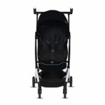 gb Pockit+ All City, Ultra Compact Lightweight Travel Stroller with Front Wheel Suspension, Full Canopy, and Reclining Seat in Velvet Black
