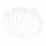 5 Layer Protection Breathable Face Mask (Artic White) – Made in USA – Filtration>95% with Comfortable Elastic Ear Loop | Bandanna Replacement | For Travel and Personal Care (20 pcs)